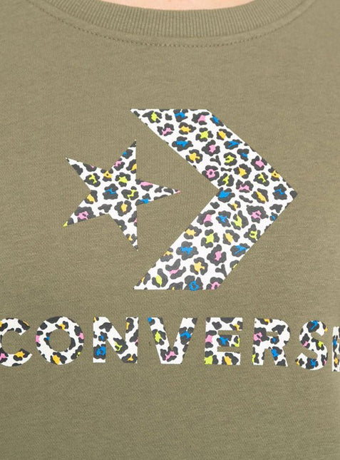 POLERON CONVERSE STAR CHEVRON LEOPARD