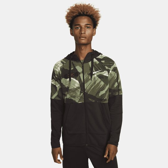 POLERON NIKE DF FLC HD FZ CAMO