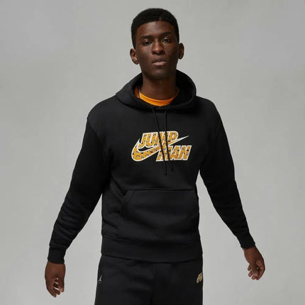 Polerón NIKE poleron nike jordan flt mvp jm flc po en color negro