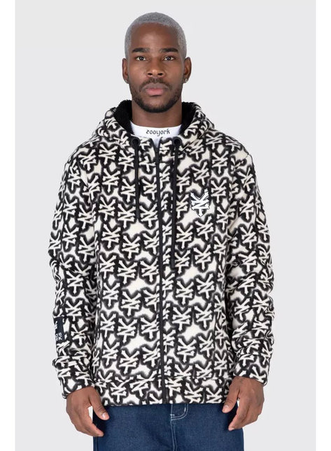 POLERON ZOO YORK ZIP POLAR STENCIL - BONZER