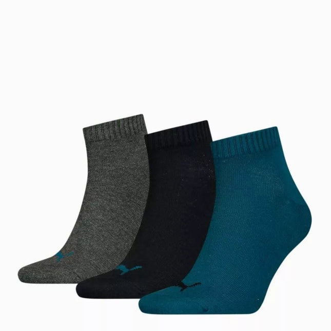 SOQUETE PUMA QUARTER PLAIN 3P - BONZER