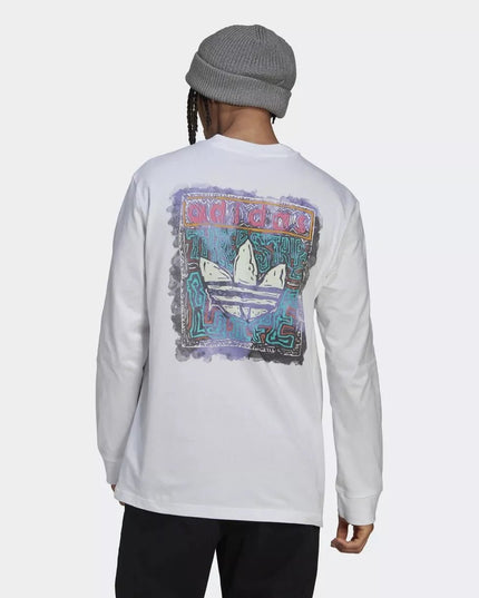 POLERA ADIDAS ORIGINALS LS GRAPHIC TEE - BONZER