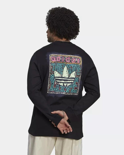 POLERA ADIDAS ORIGINALS LS GRAPHIC TEE - BONZER