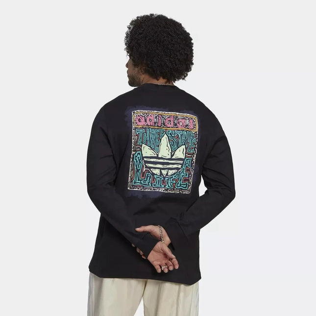 POLERA ADIDAS ORIGINALS LS GRAPHIC TEE - BONZER