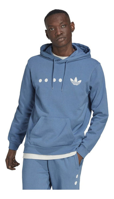 POLERON ADIDAS ORIGINALS LOGO HOOD - BONZER