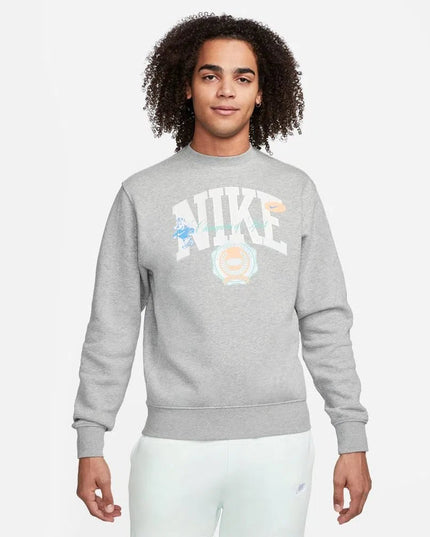 POLERON NIKE NEWSPORTWEAR FLEECE CREW VARSITY - BONZER